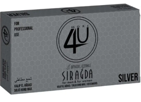 4U Bitkisel Kalıp Sir Ağda Silver ( Gümüş ) 400 ml