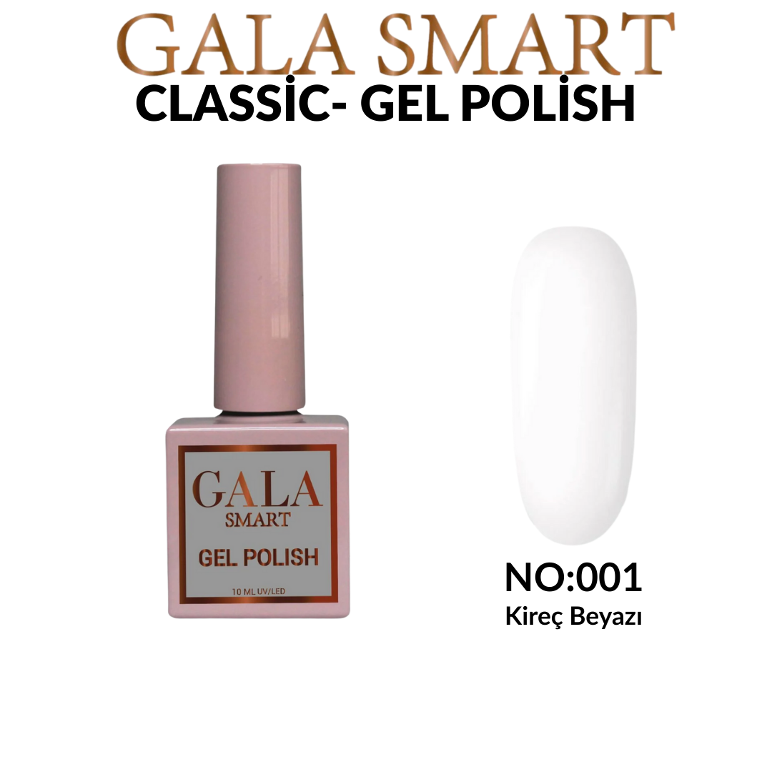 GALA SMART TAM BEYAZ KALICI OJE 10ML NO:01